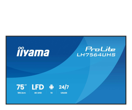 Monitor wielkoformatowy iiyama ProLite LH7564UHS-B1AG A